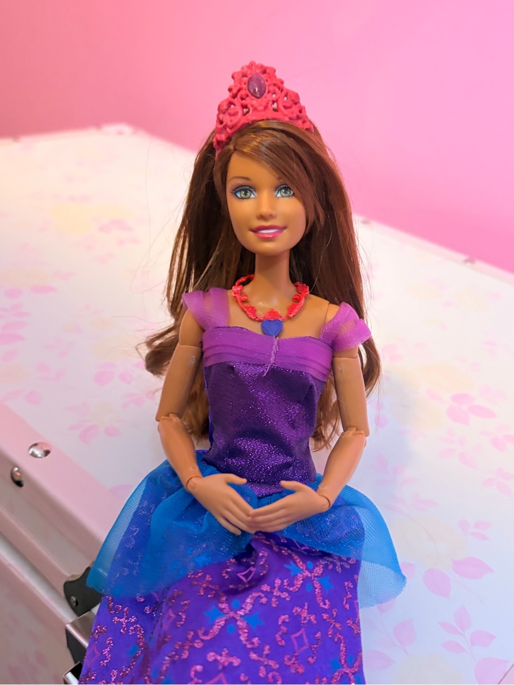 OOAK Barbie & The Diamond Castle Princess Alexa Rerooted and Rebodied MTM